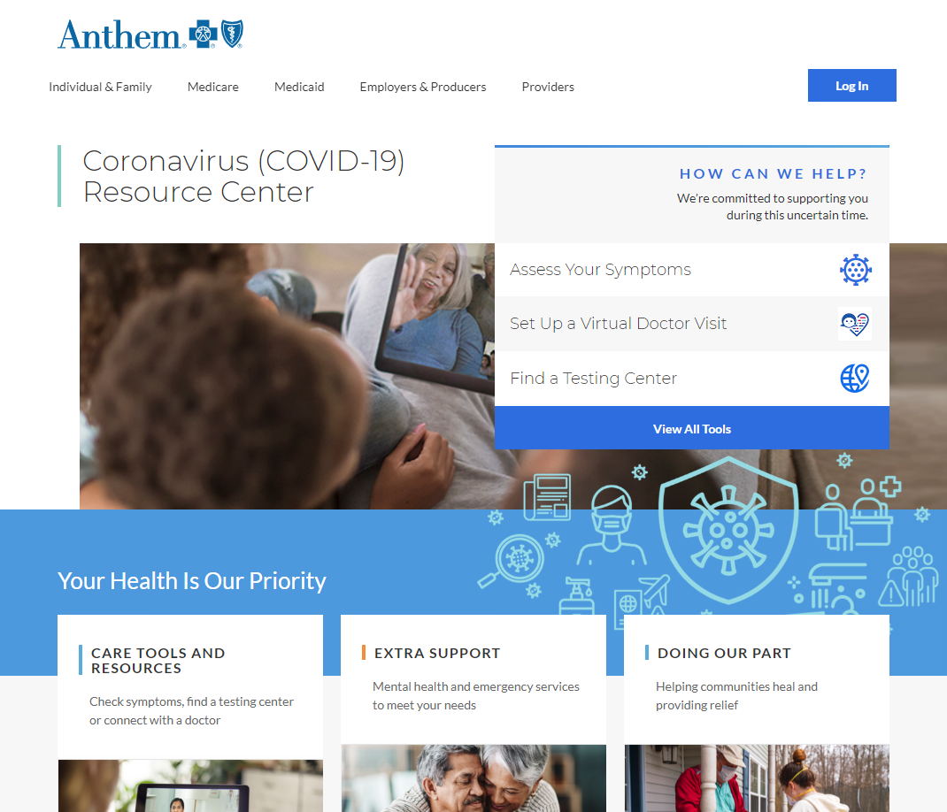 Anthem BCBS COVID-19 Resources – Employee Benefit Solutions